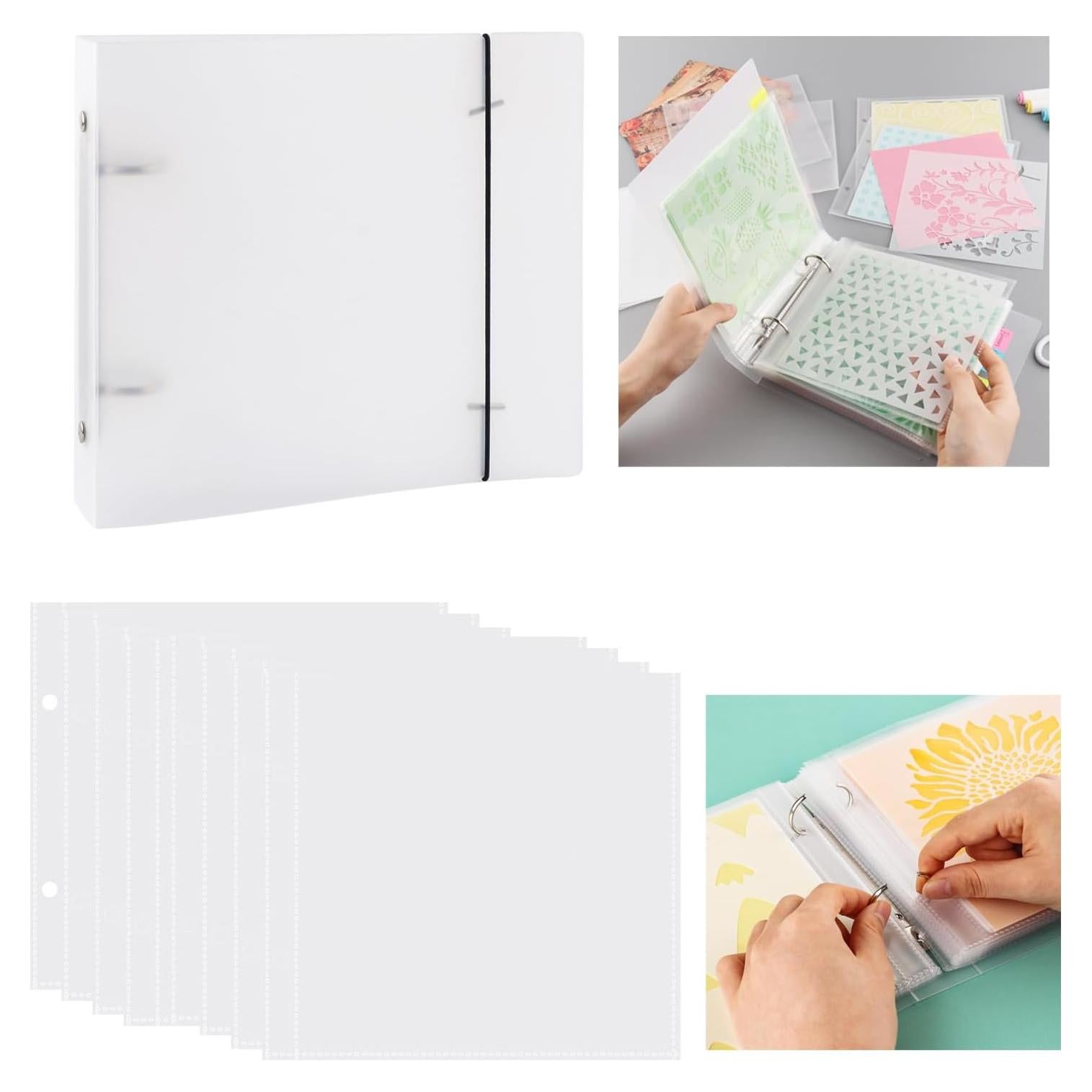 Carpeta de Almacenamiento BAOFALI 15.24cm para Plantillas de Galletas