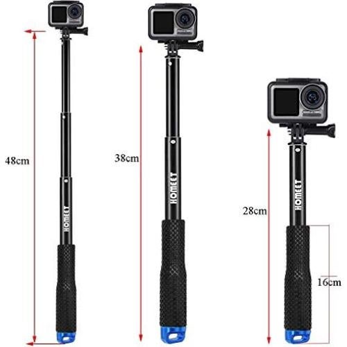 Palanca de Selfie Extensible Homeet 19" (48.3 cm) para Cámara de Acción