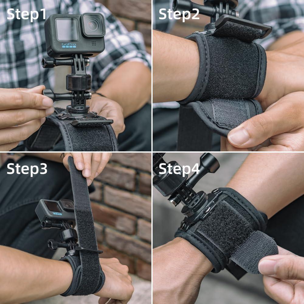Soporte de Muñeca SUREWO con Liberación Rápida para GoPro