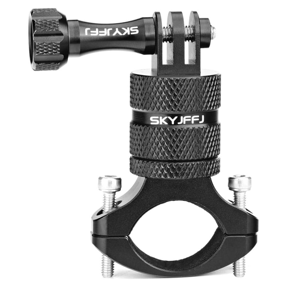 Soporte de Manillar de Aluminio para GoPro y DJI - Rotación 360°