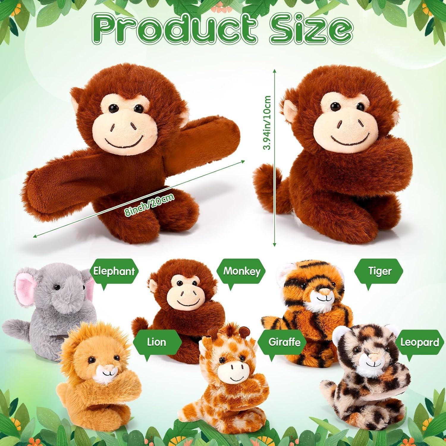 Paquete de 6 Pulseras de Chasquido de Peluche Gemscream