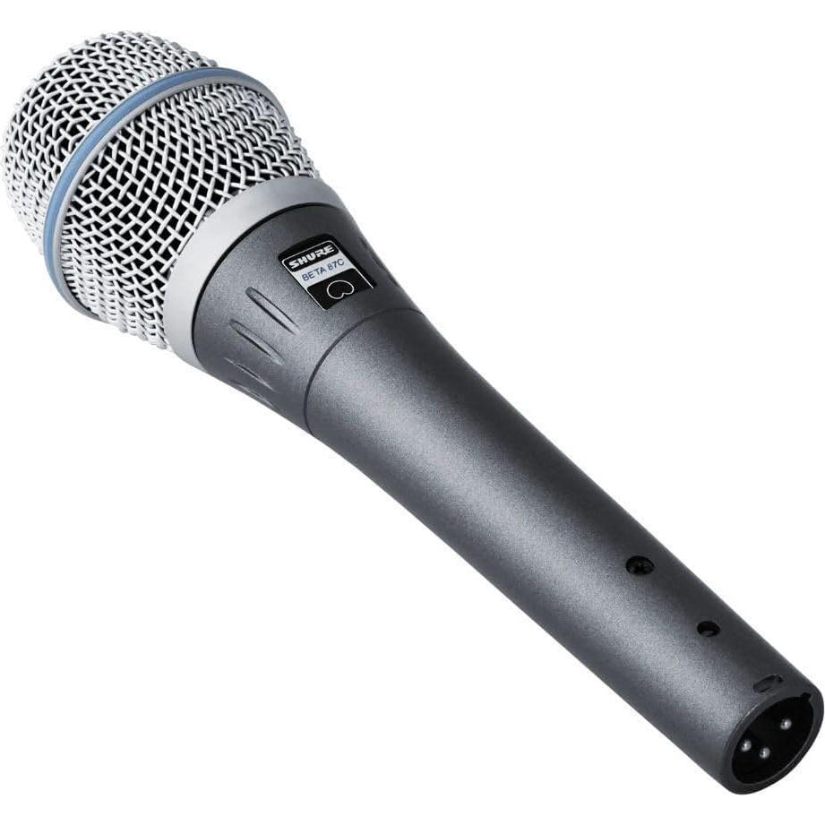 Micrófono Vocal Shure BETA 87C Cardioide con Filtro Antipop