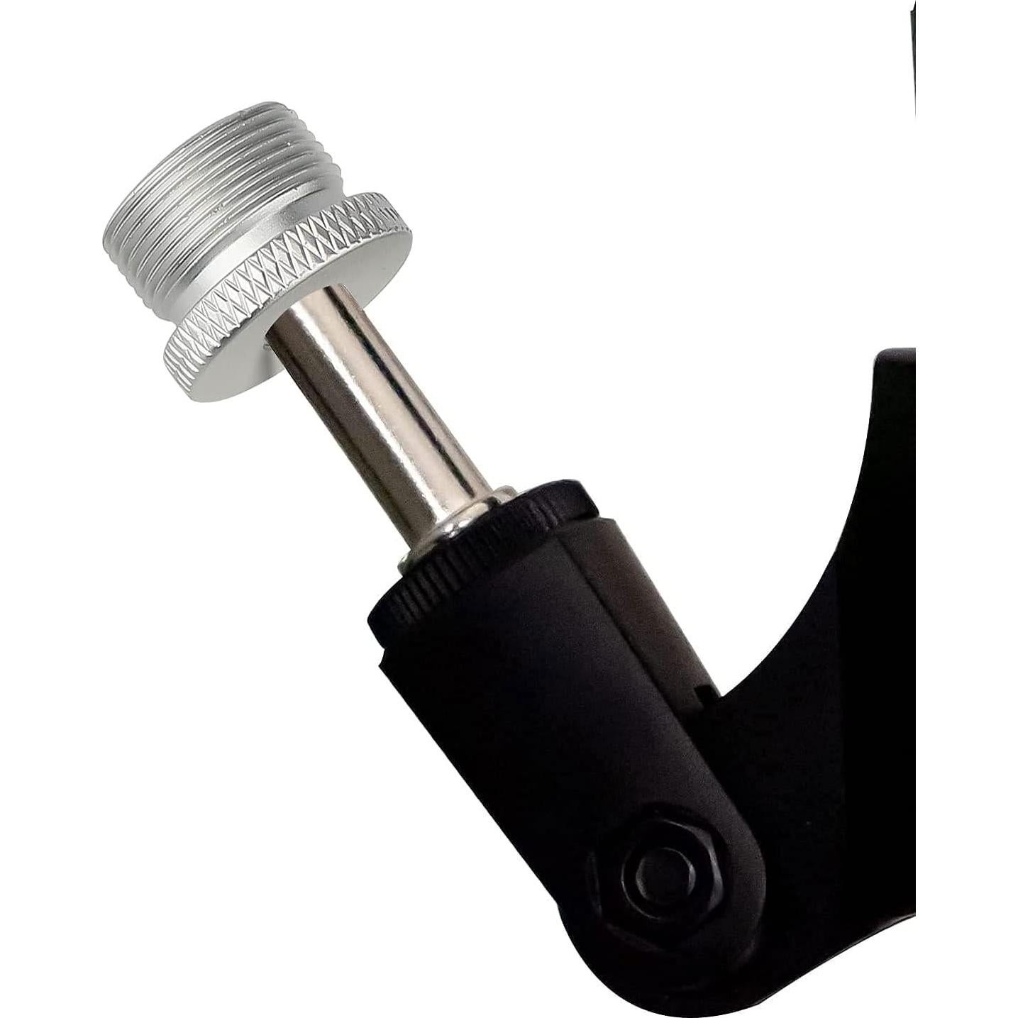 8Pcs Slivery Mic Thread Adapter Kit 5/8 to 3/8 Screw Adapters 1/4 to 5/8 Stand Adapter Aluminum Alloy 8 pcs slivery