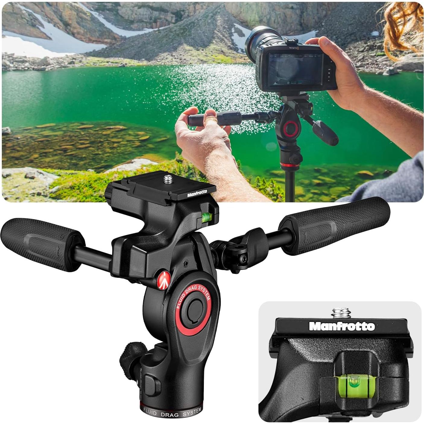 Trípode Manfrotto Befree 3-Way Live Advanced 6kg Aluminio