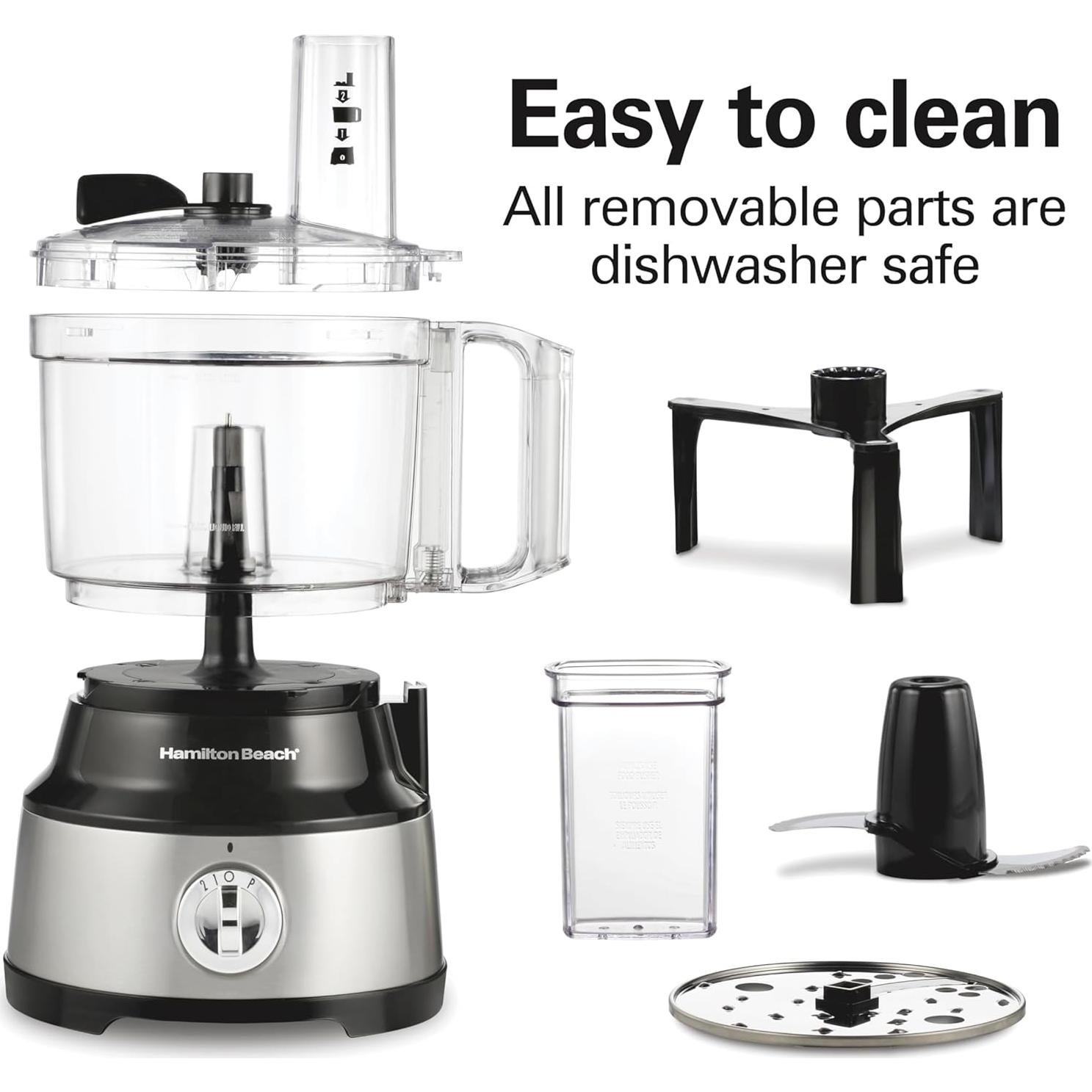 Procesador de Alimentos Hamilton Beach 10 Tazas con Raspador