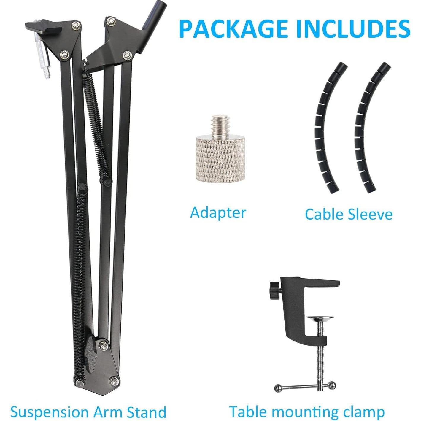 Brazo de Micrófono YOUSAHRES Ajustable para Blue Yeti y más