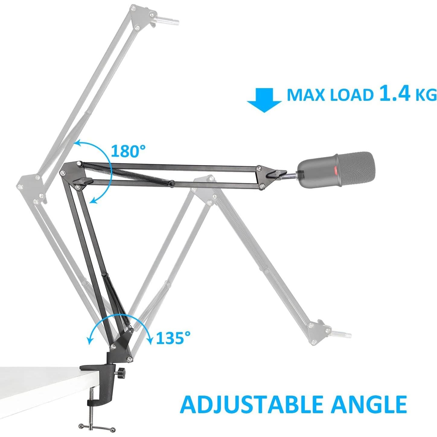 Soporte de Micrófono HyperX SoloCast Ajustable 68 cm