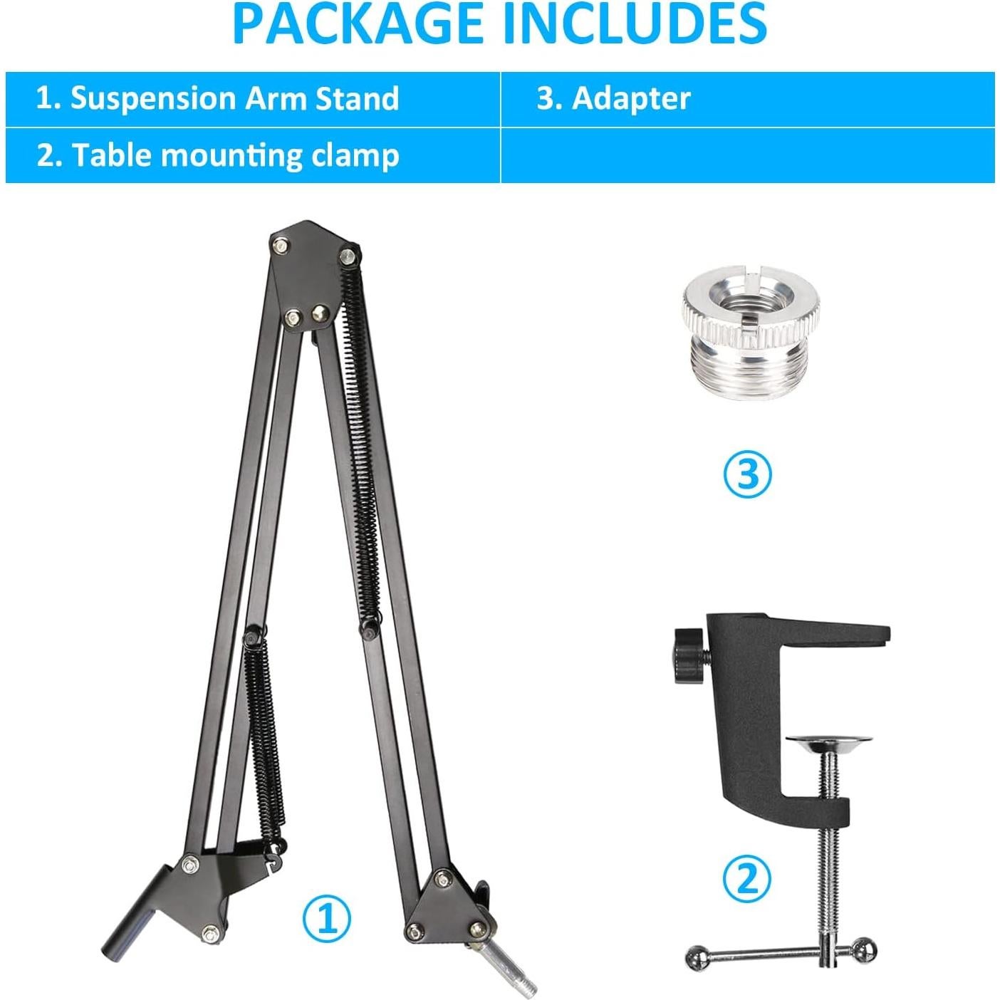 Soporte de Micrófono HyperX SoloCast Ajustable 68 cm