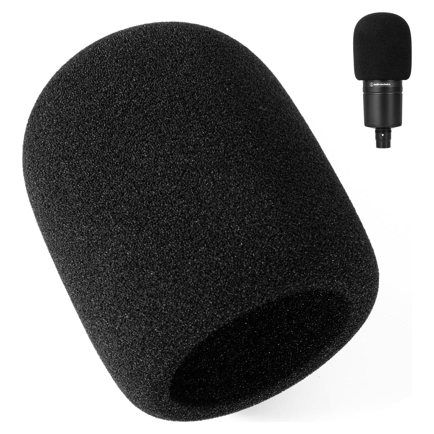 Filtro Pop Espuma Negra PhantAccy para Micrófonos AT-2020 AT-2035 AT-2040