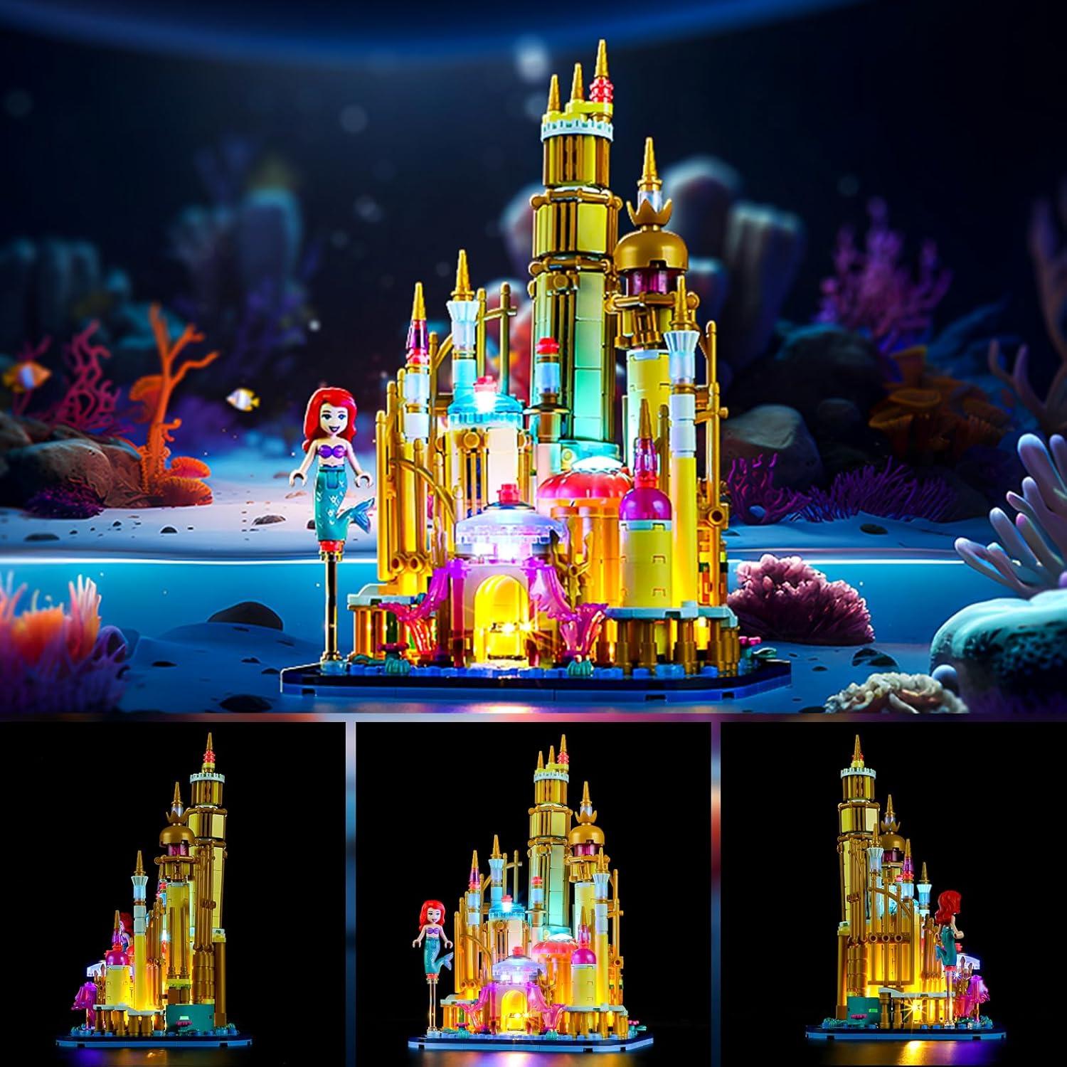 Kit de Luz LED YEABRICKS para Castillo de Ariel 40708