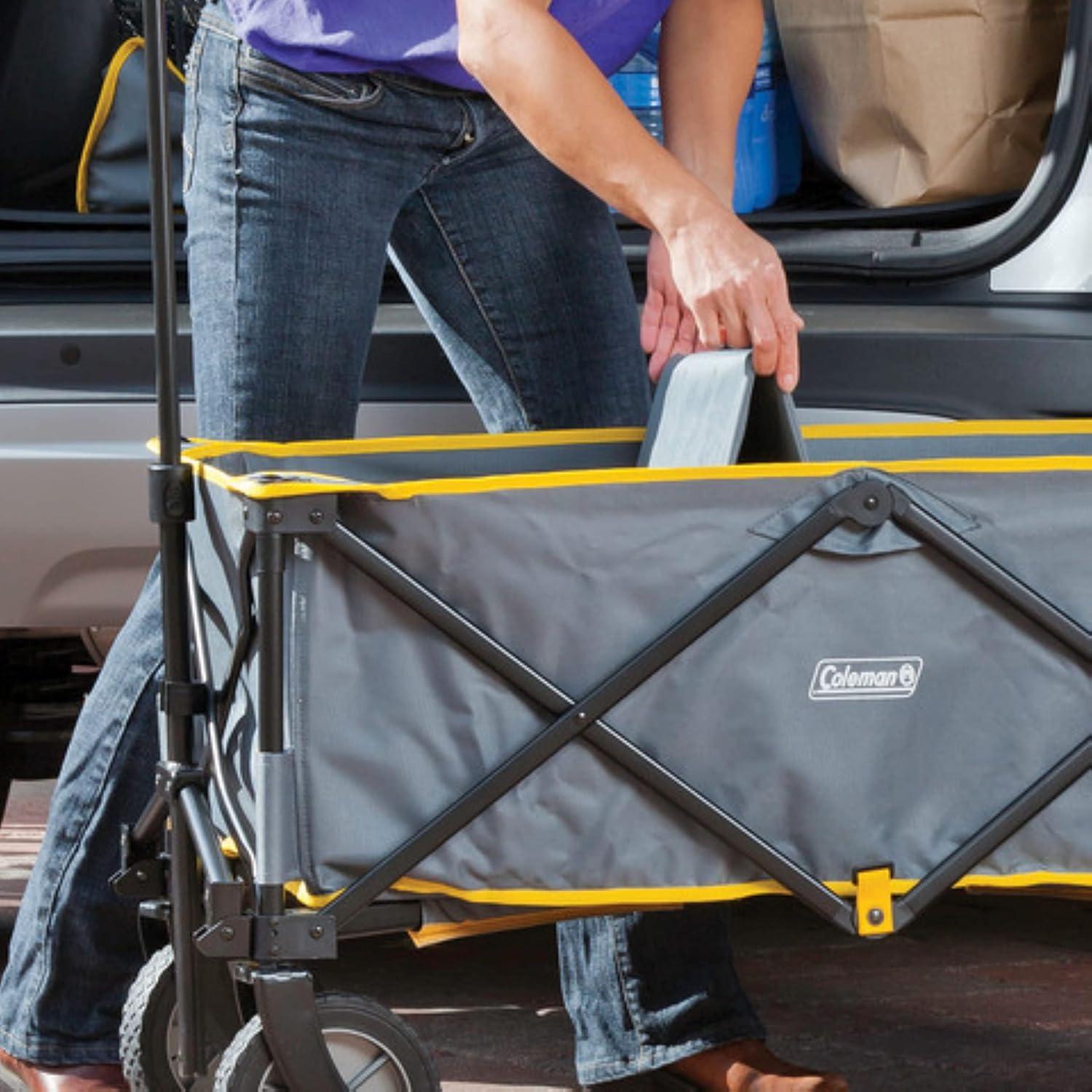 Carro Utilitario Plegable Coleman 5 Pies Cúbicos 68 kg