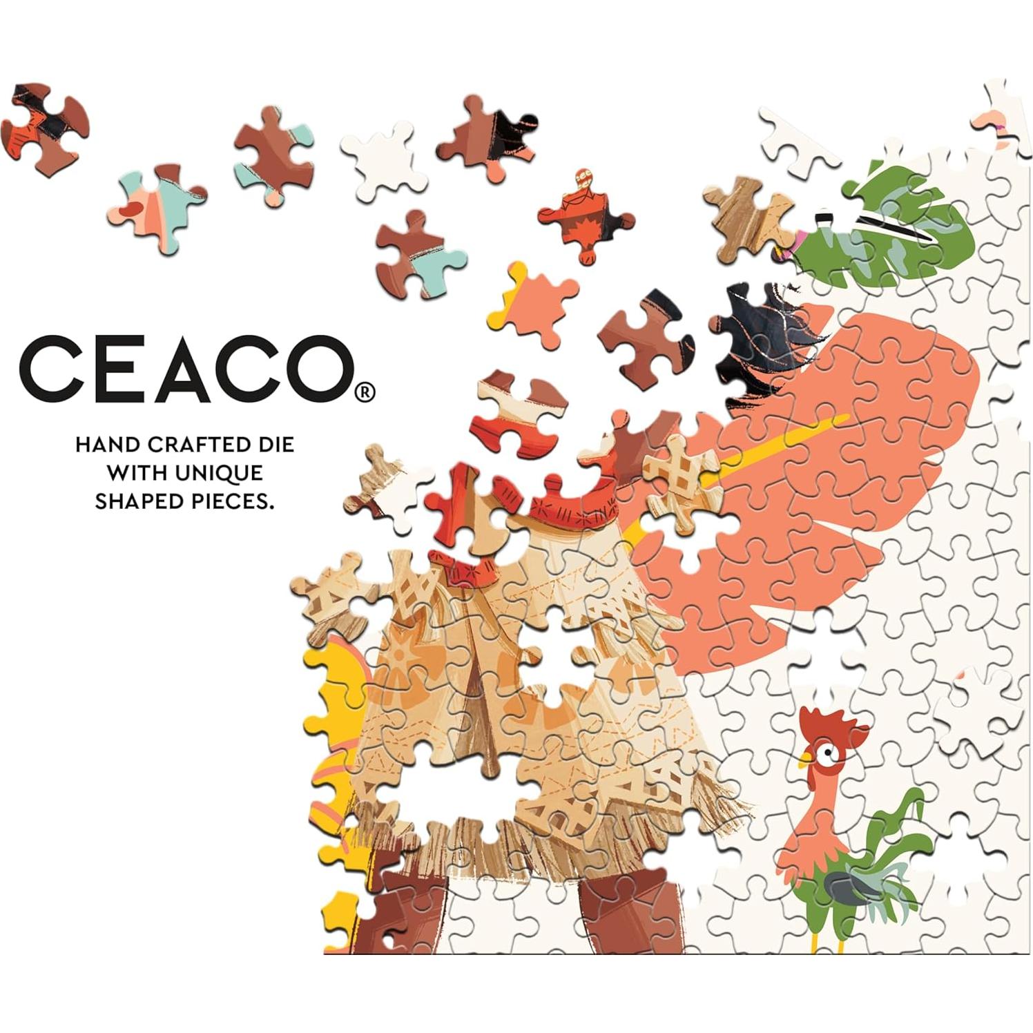 Rompecabezas Disney Moana Ceaco 100 Piezas con Brillo