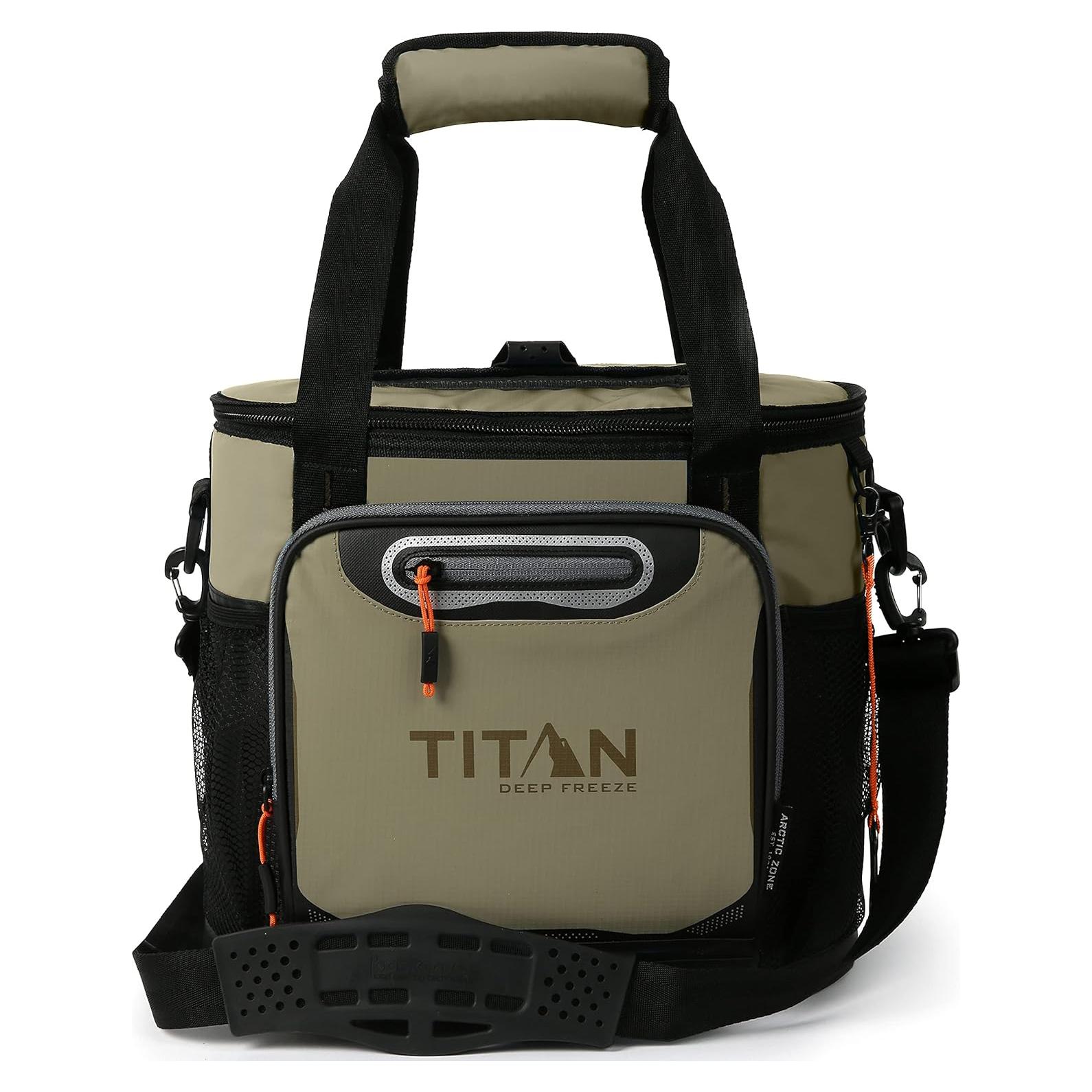 Refrigerador Aislado Titan 24 Latas Musgo - Cubeta Tote