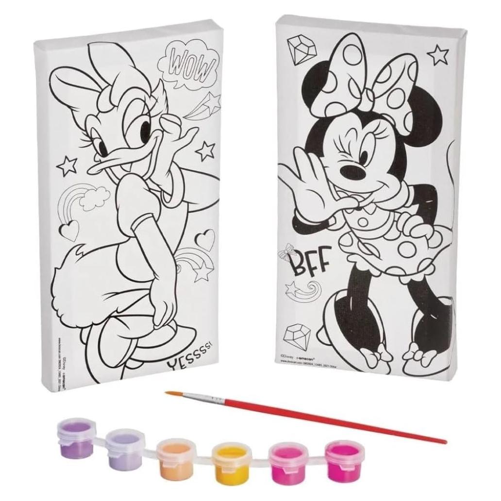 Conjunto de Lienzos para Colorear Disney Minnie Mouse 20x10cm