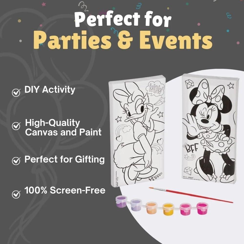 Conjunto de Lienzos para Colorear Disney Minnie Mouse 20x10cm