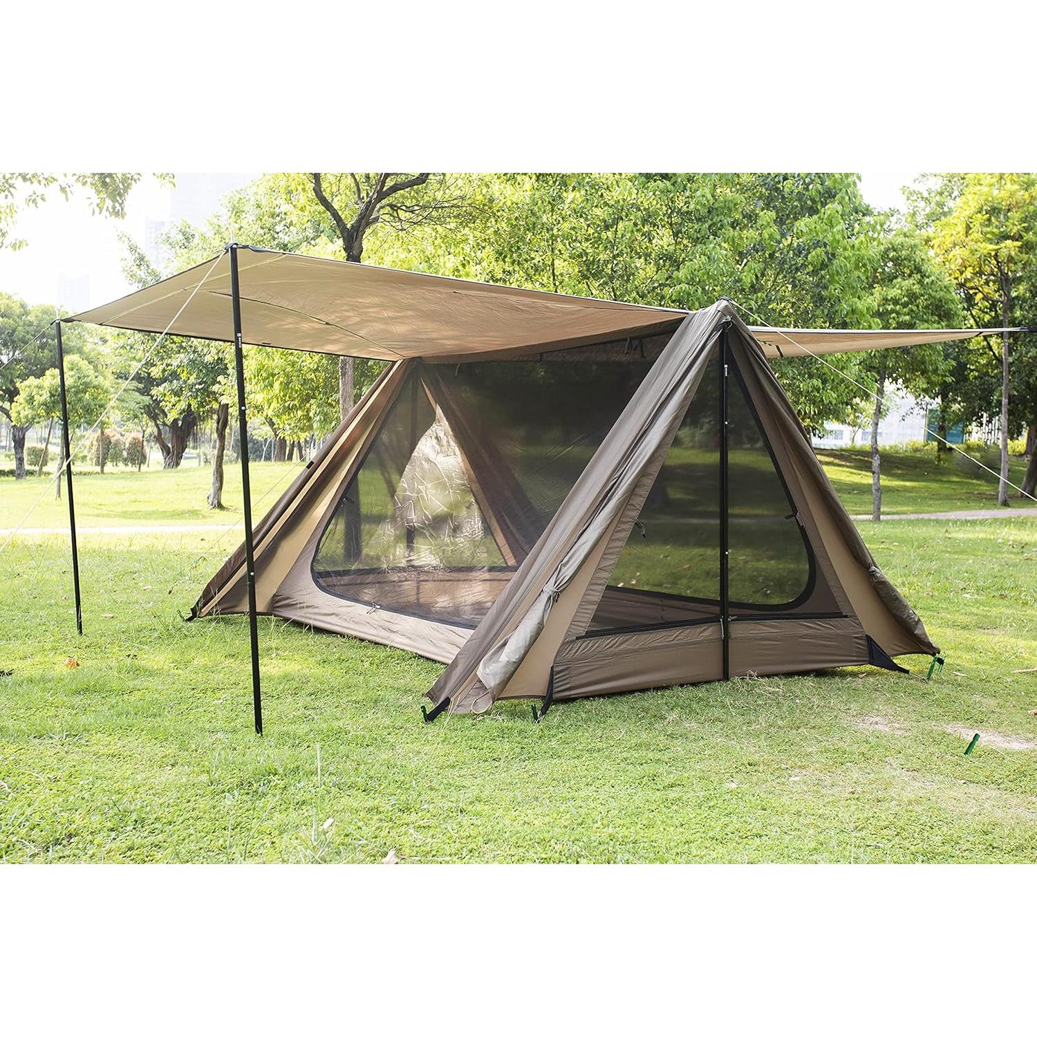 Postes de tienda ajustables OneTigris 2pc Aluminio 7075