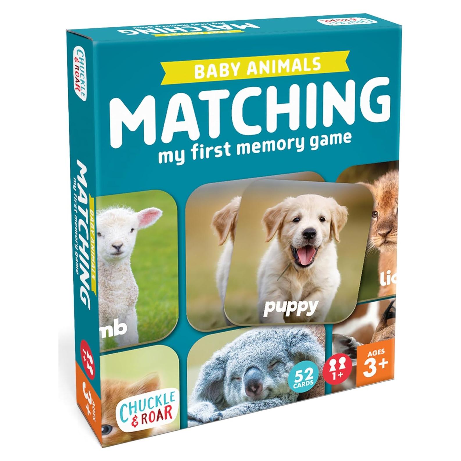 Juego de Emparejamiento de Animales Bebés Chuckle & Roar - 3 años+