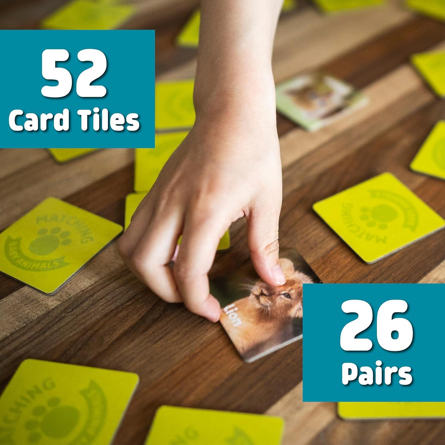 Juego de Emparejamiento de Animales Bebés Chuckle & Roar - 3 años+