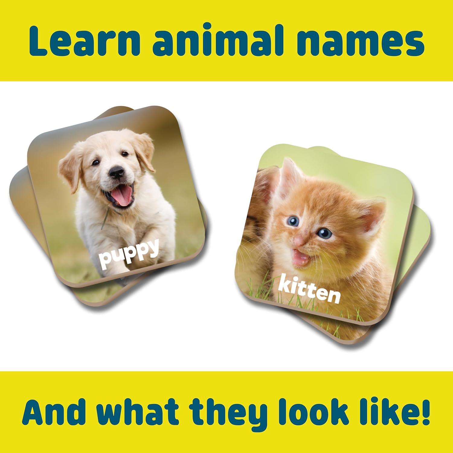 Juego de Emparejamiento de Animales Bebés Chuckle & Roar - 3 años+