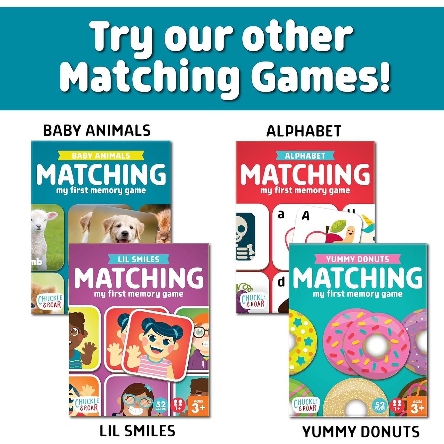 Juego de Emparejamiento de Animales Bebés Chuckle & Roar - 3 años+