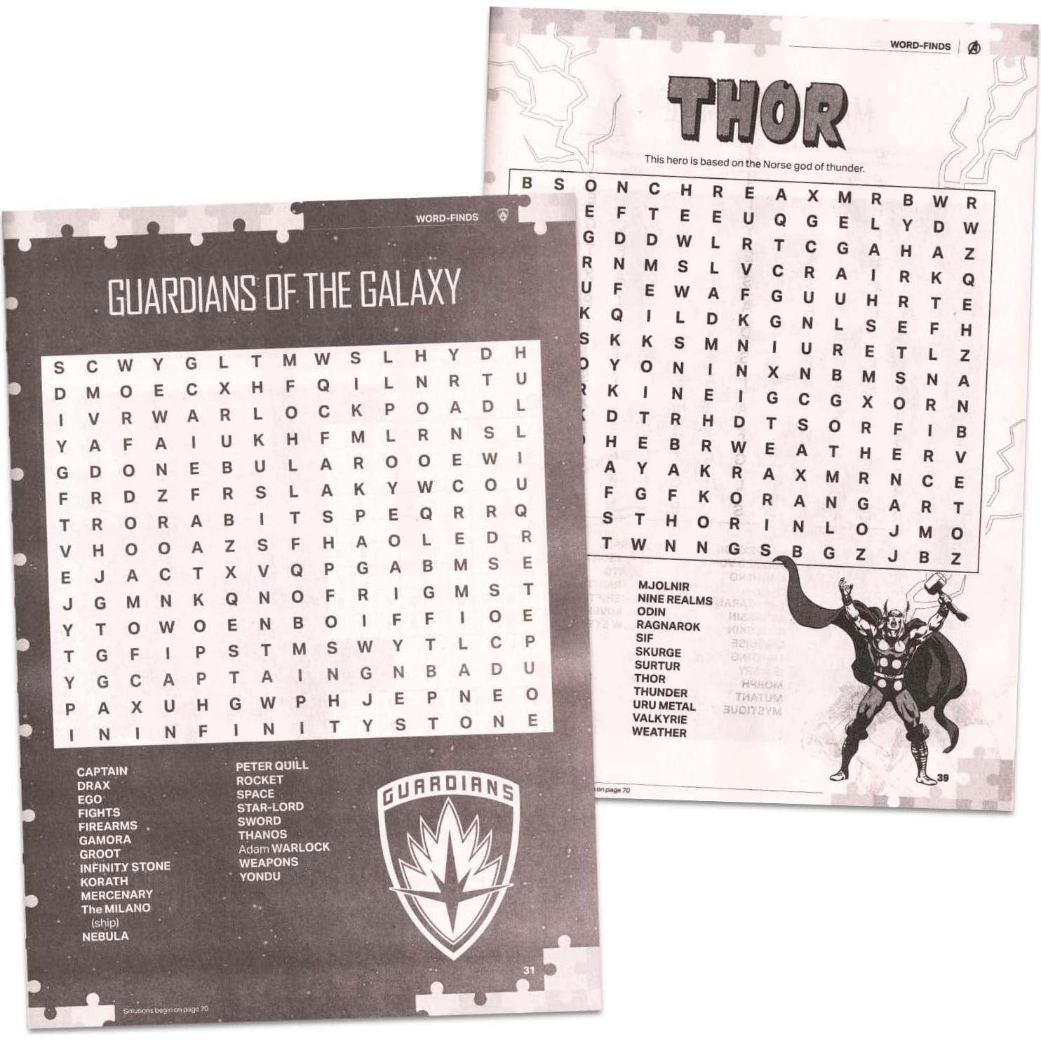 Paquete de 2 Libros de Puzzles Disney y Marvel para Adultos