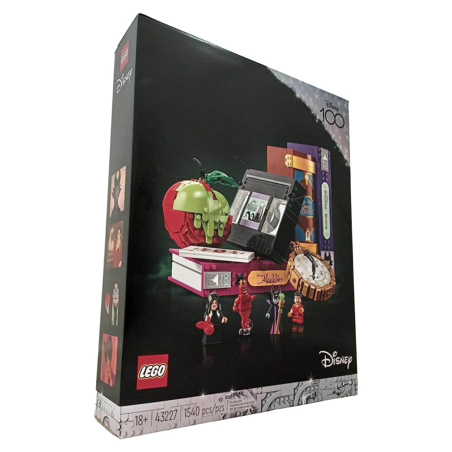 LEGO Icono Villanos Disney 43227 Set 1540 Piezas