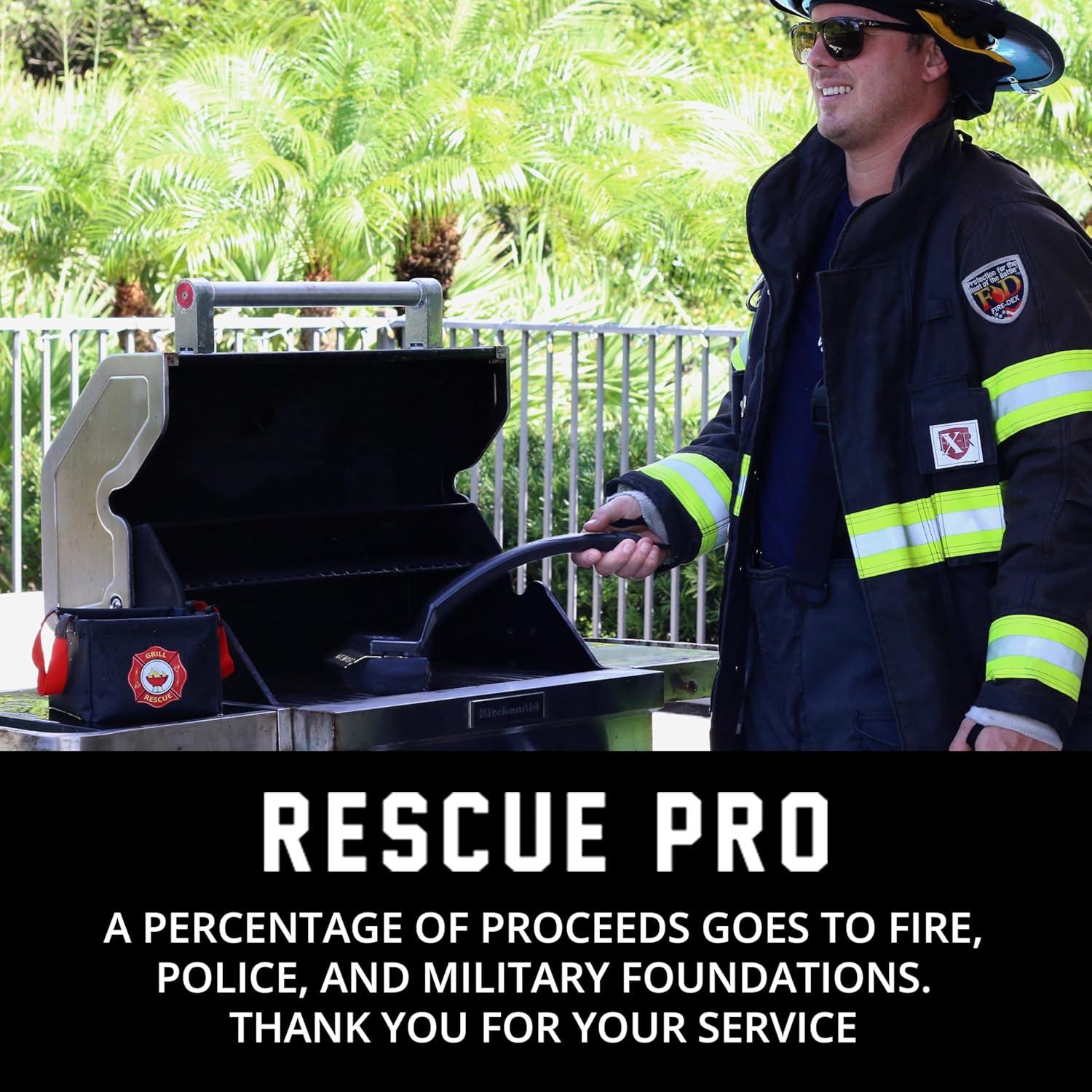 Cabezal de limpieza Grill Rescue Pro para parrillas sin cerdas