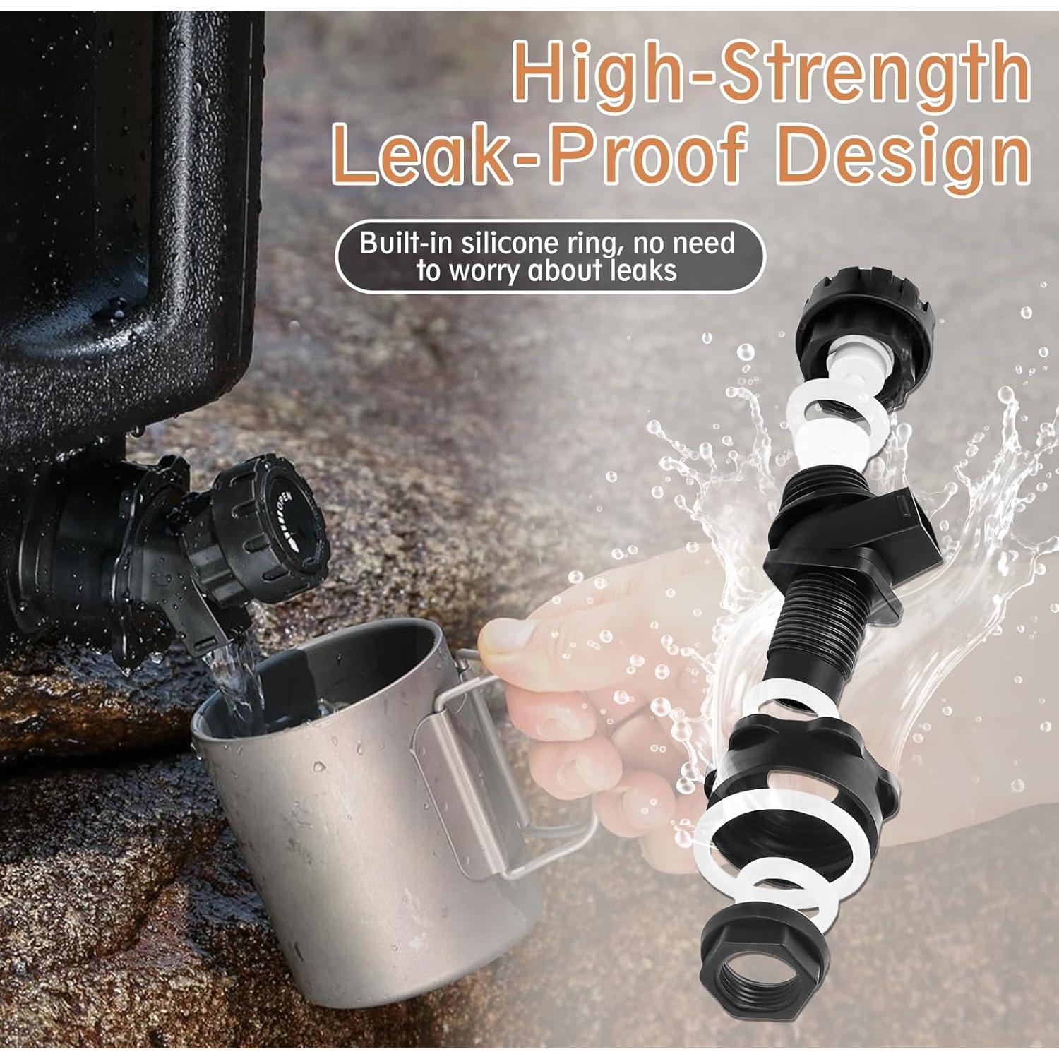 Jarra de Agua para Camping JOHAHTANG 10L con Grifo Antifugas