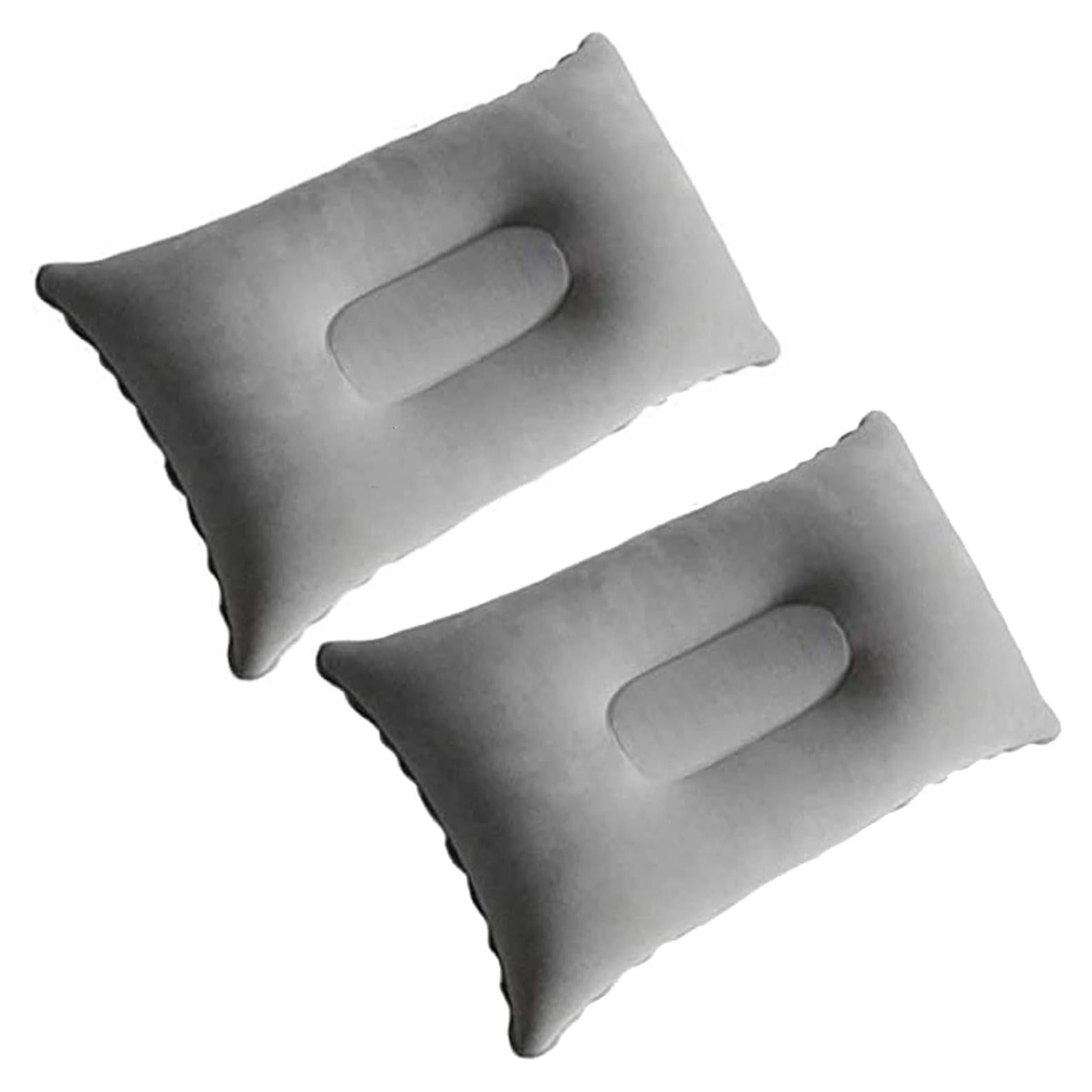 2 Almohadas Inflables Dogxiong PVC Suaves para Camping y Viajes