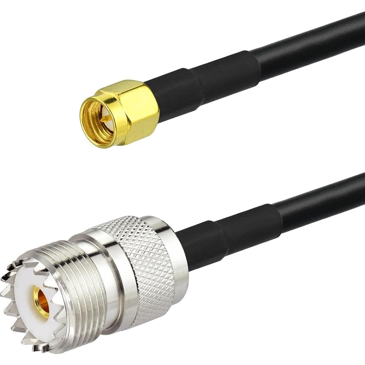 Cable Coaxial SMA Macho a UHF Hembra SO-239 100cm Fivegiot