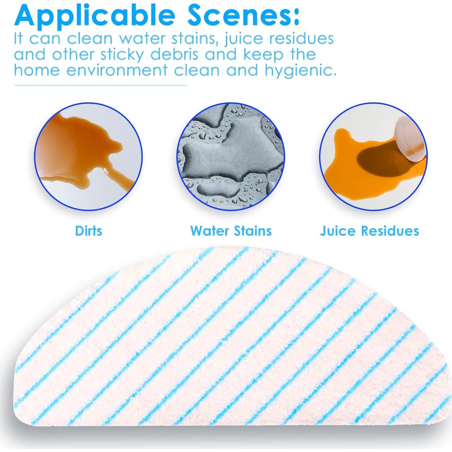 50 Almohadillas de Mopa Desechables CHAIN PEAK para ECOVACS