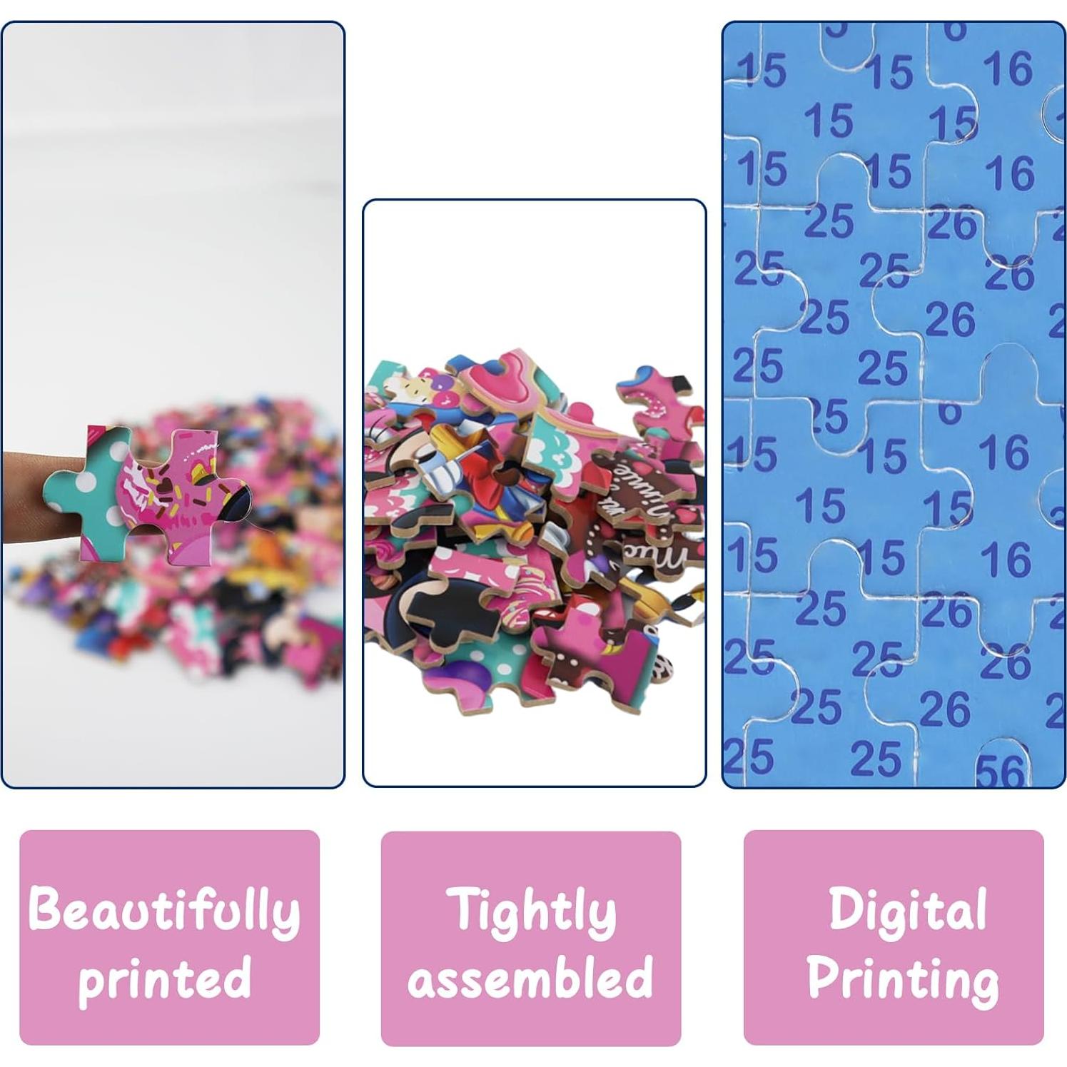 Rompecabezas Mickey Mouse 60 Piezas Nexbox para Niños 4-8 Años