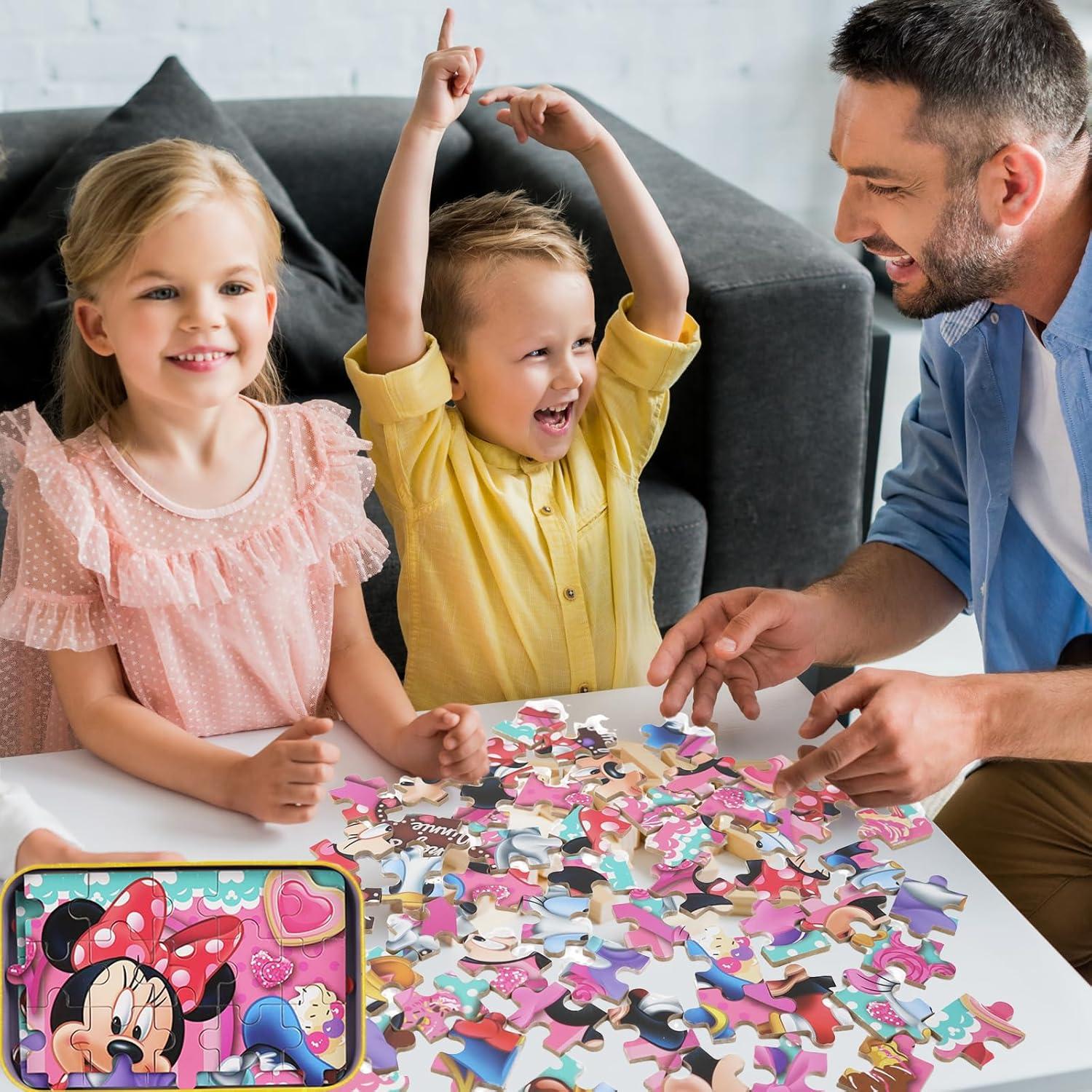 Rompecabezas Mickey Mouse 60 Piezas Nexbox para Niños 4-8 Años
