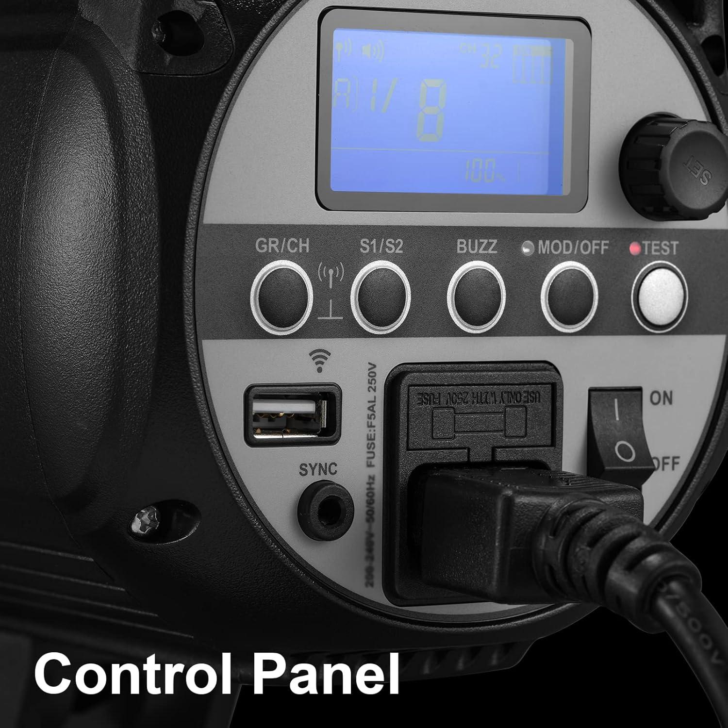 Godox SK300II-V Flash de Estudio 300Ws con LED Bowens