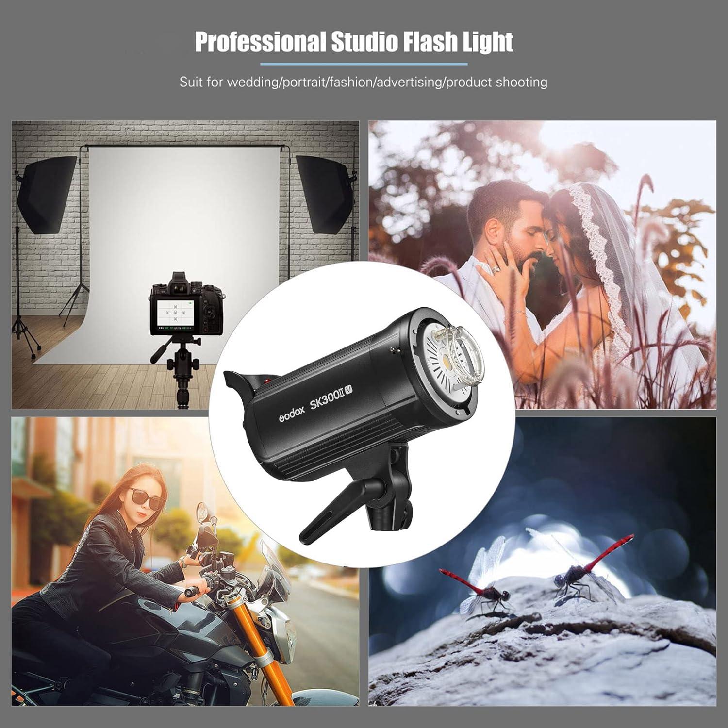 Godox SK300II-V Flash de Estudio 300Ws con LED Bowens