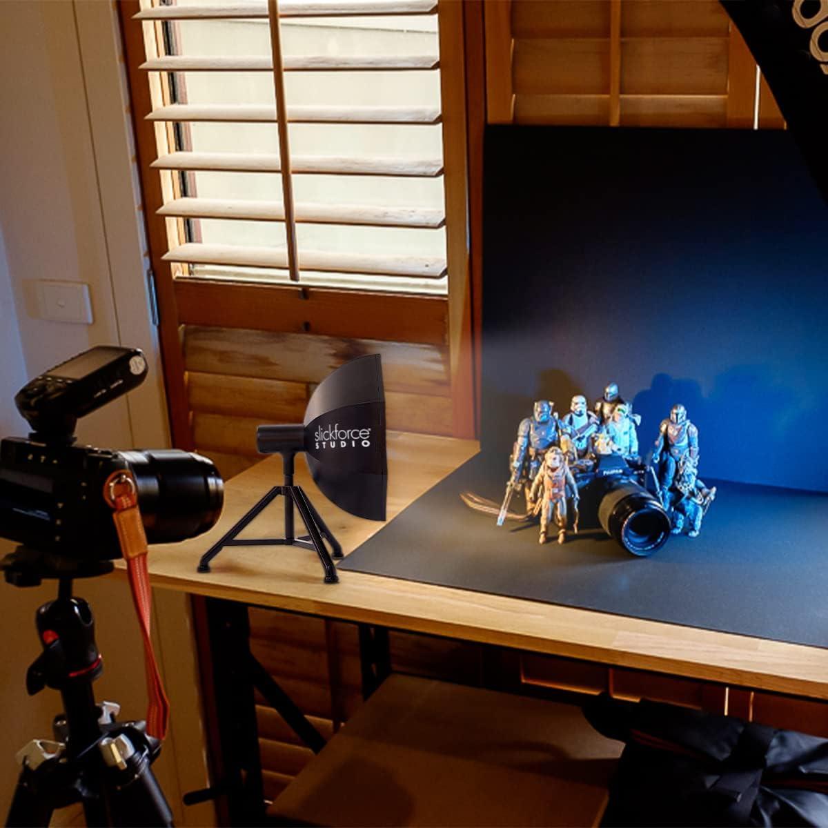 Luz Suave Slickforce Miniatura 5W USB con Paraguas Plateado