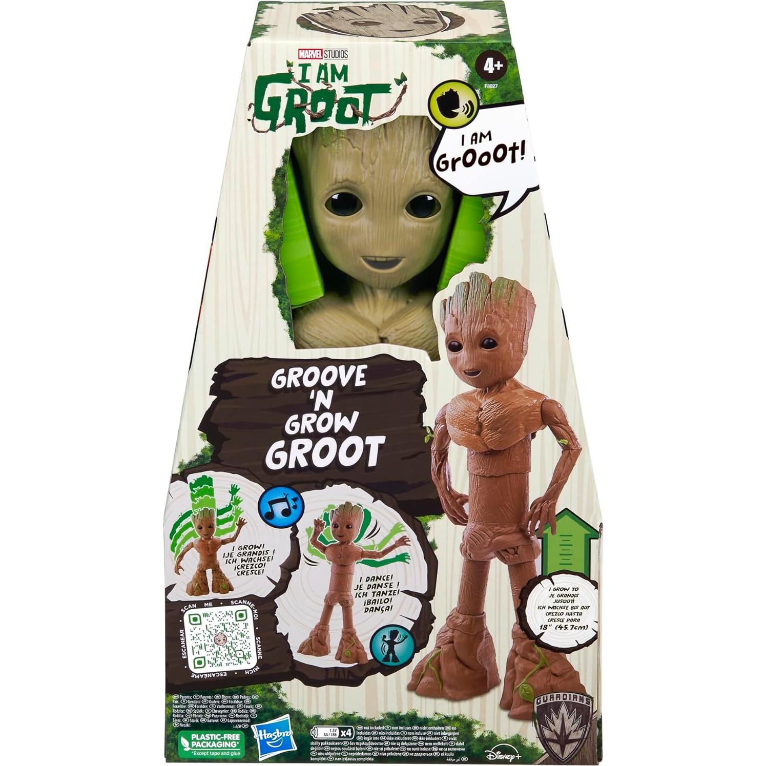 Figura de Acción Interactiva Groot Hasbro 34.3 cm Crece