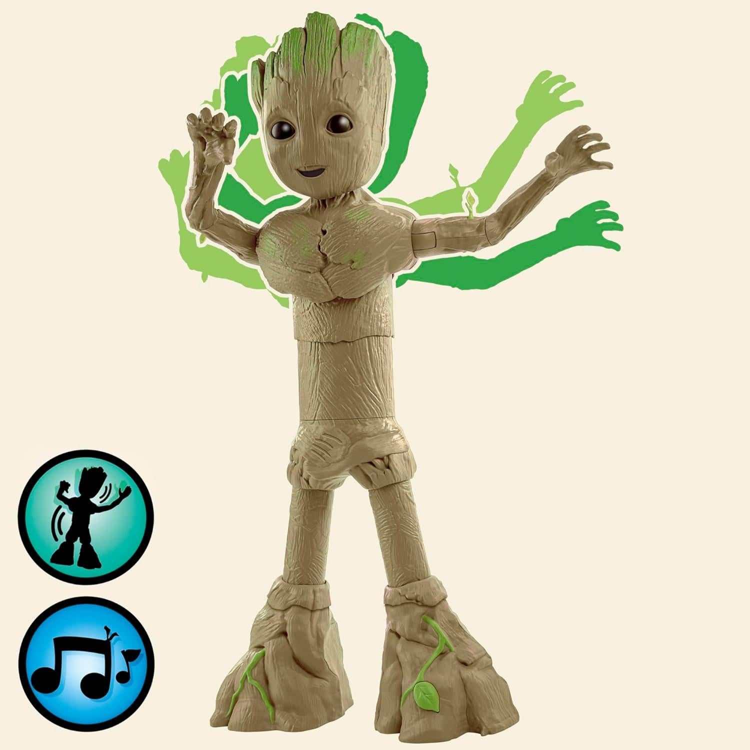 Figura de Acción Interactiva Groot Hasbro 34.3 cm Crece