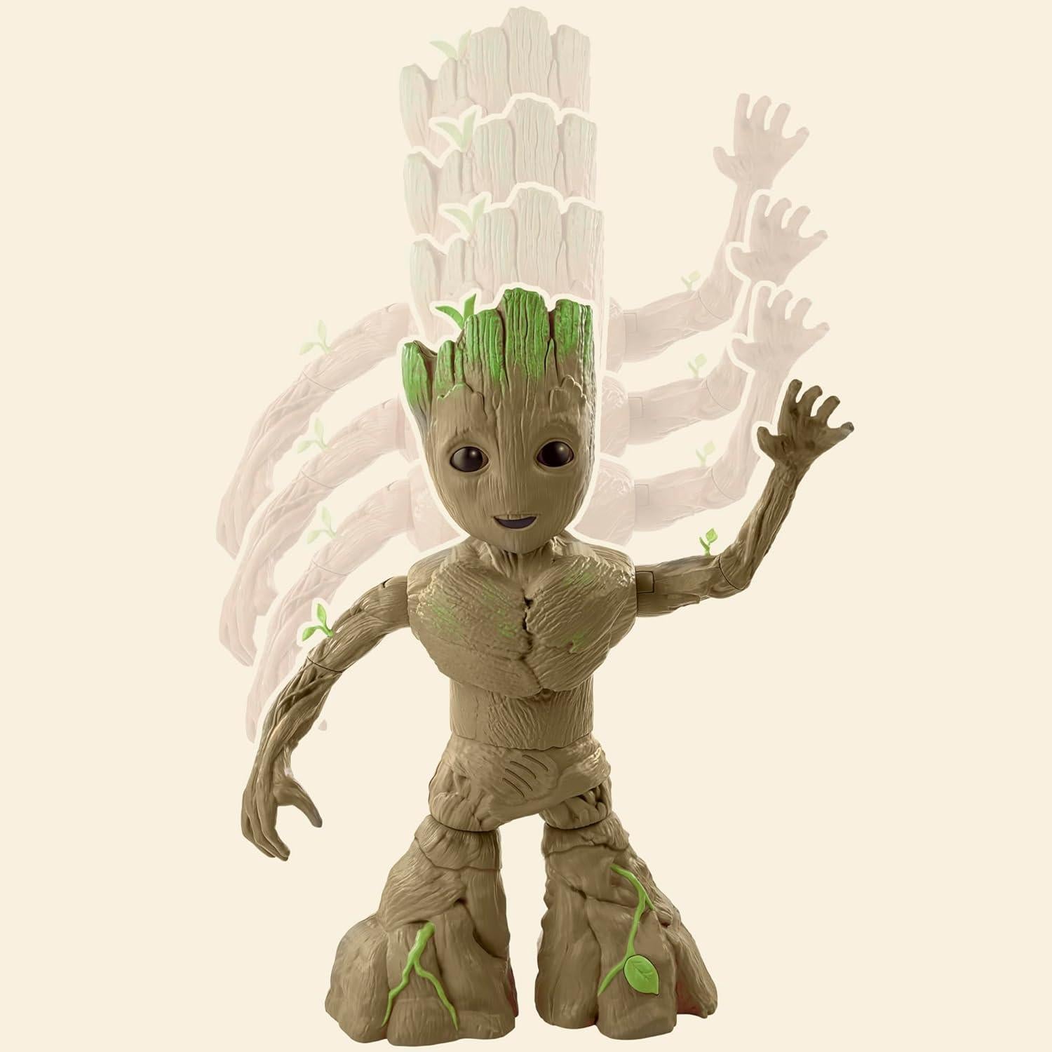 Figura de Acción Interactiva Groot Hasbro 34.3 cm Crece