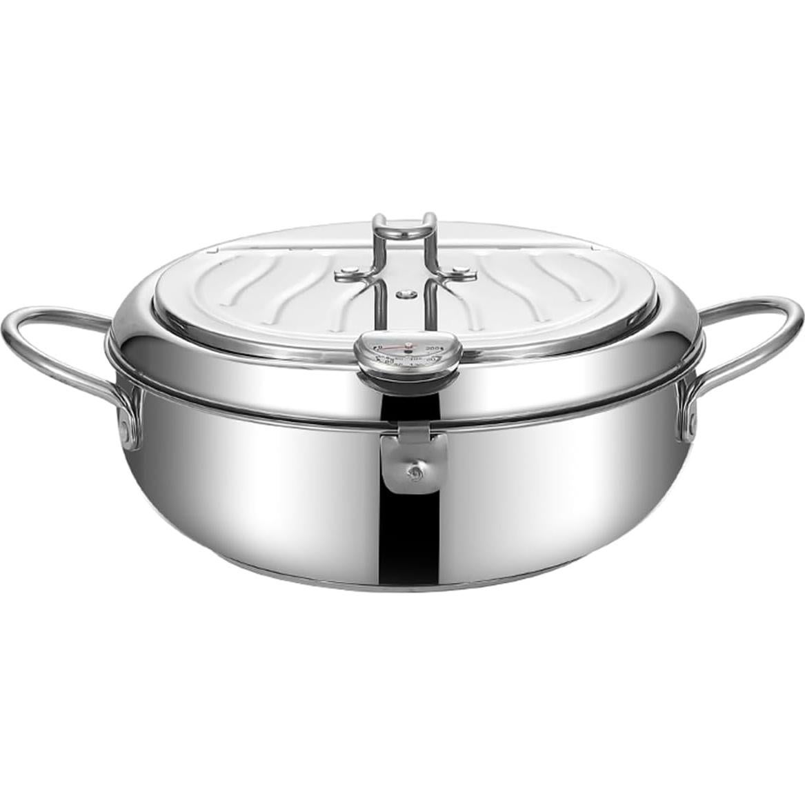 Olla de freír profunda Acero Inoxidable 304 3.4L Control Temperatura