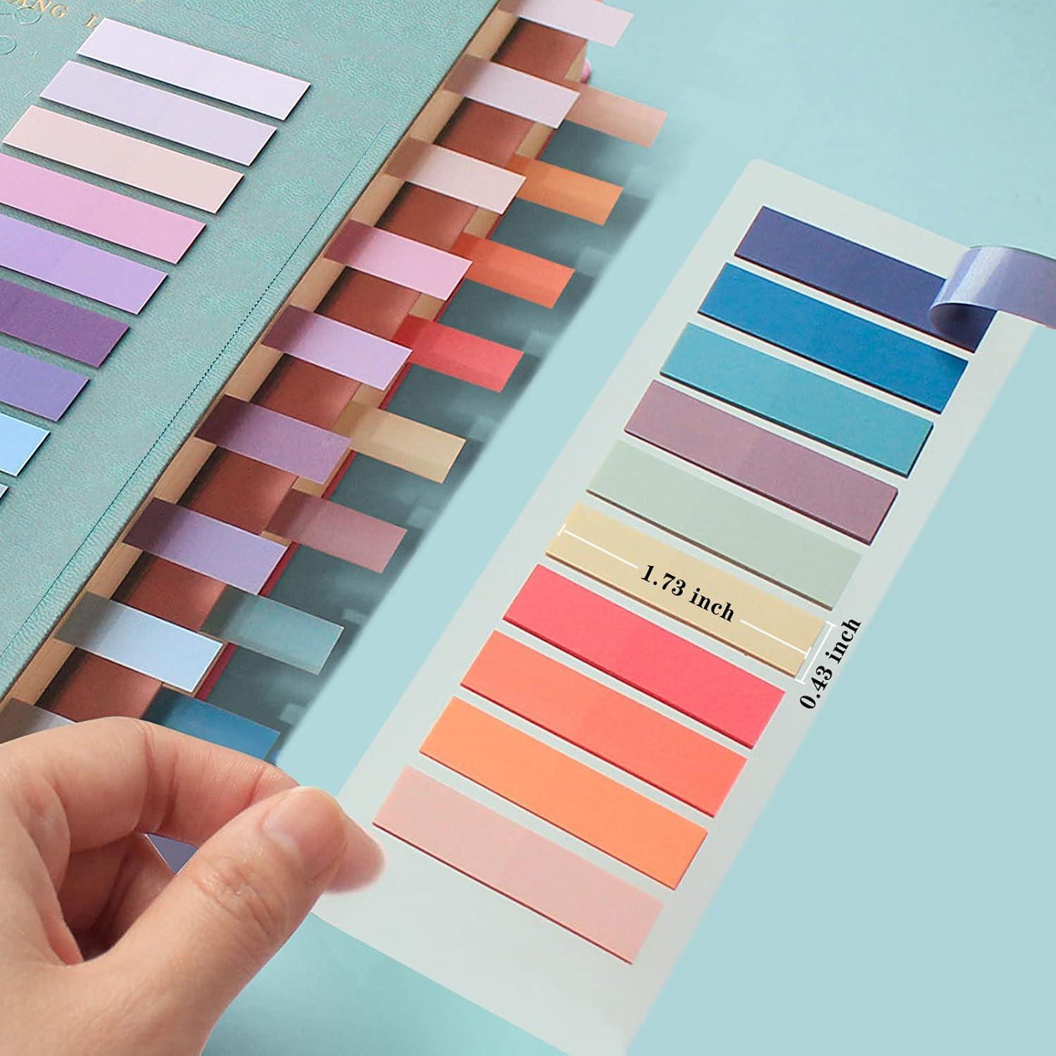 Marcadores de Página Adhesivos ELII 600 Pcs Reposicionables