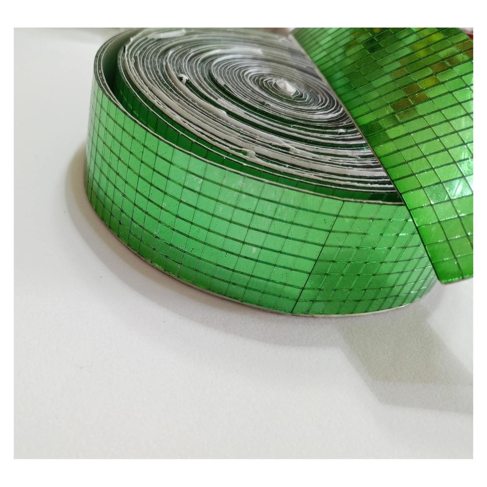 Mosaicos de Espejo Autoadhesivos MEYA 1 Metro Verde 1570 Piezas