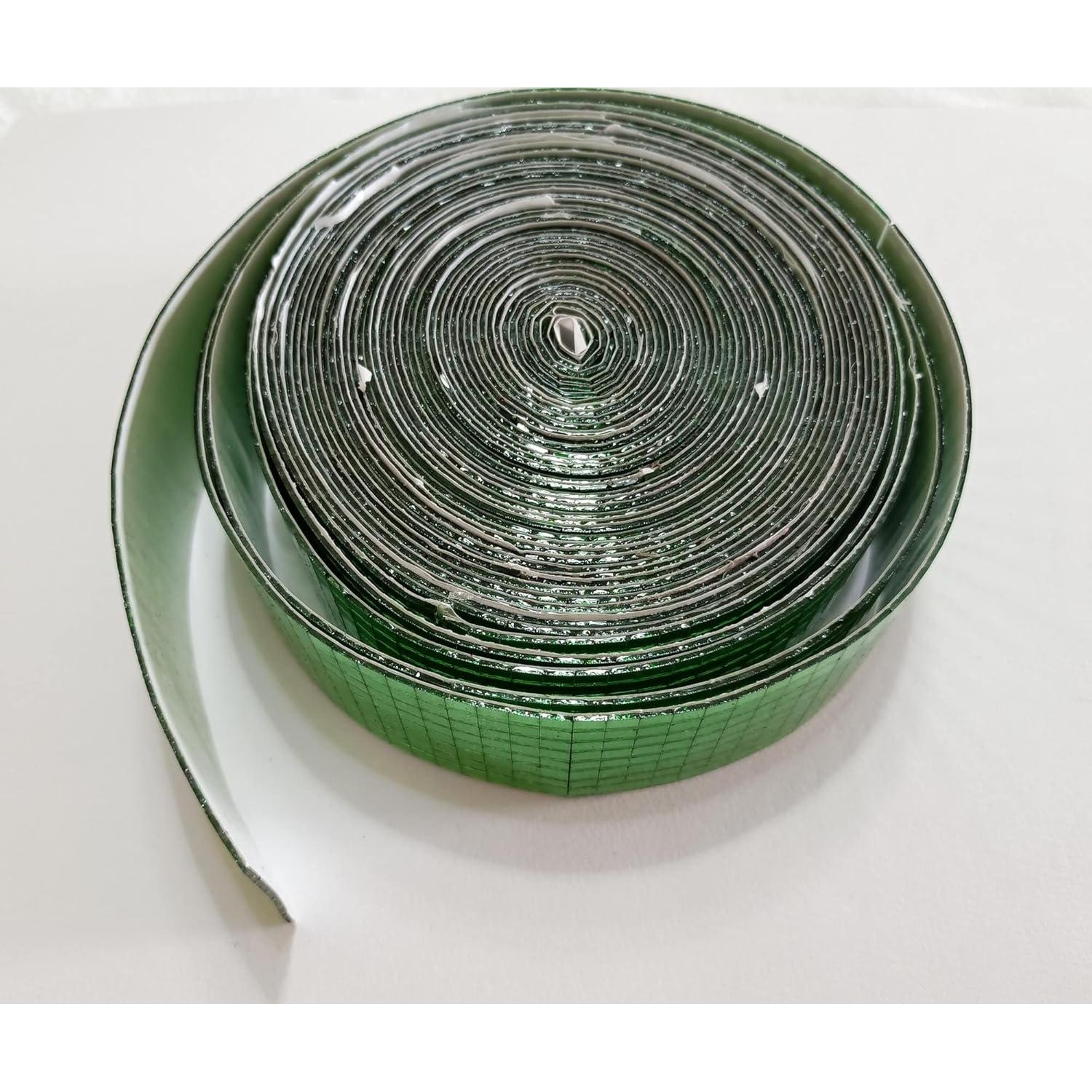 Mosaicos de Espejo Autoadhesivos MEYA 1 Metro Verde 1570 Piezas