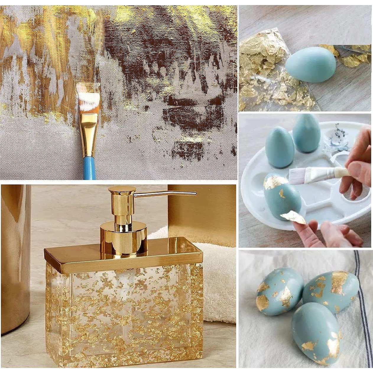 Copos metálicos de oro rosa WFAUIBR 10g para manualidades