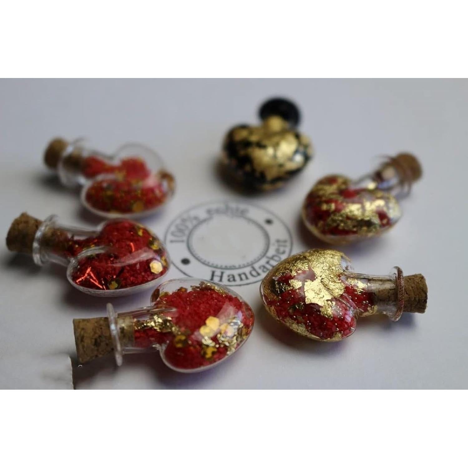 Copos metálicos de oro rosa WFAUIBR 10g para manualidades