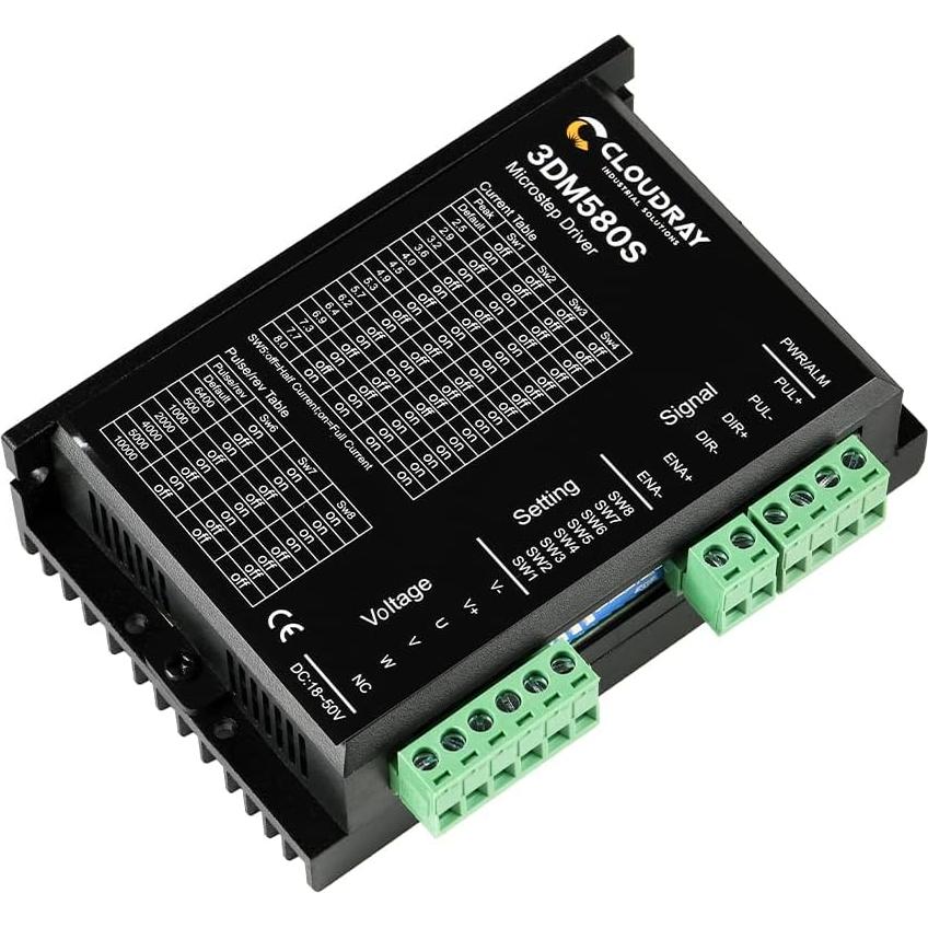 Controlador de Motor Paso a Paso Cloudray 3DM580S 1-8A 18-50VDC