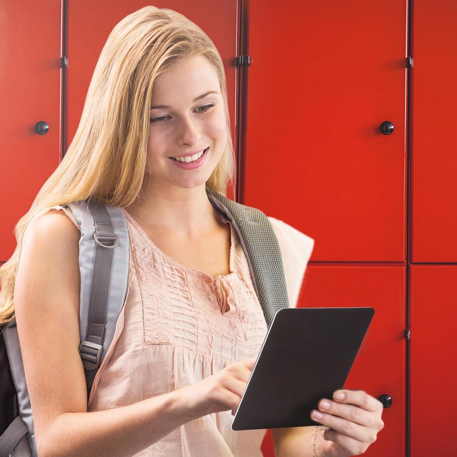 Espejo Magnético Blulu 2 Pcs 14.73 x 10.16 cm Vidrio Plata