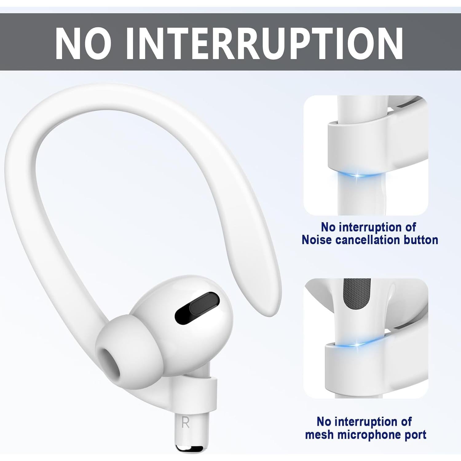 Ganchos Antideslizantes para AirPods Pro Polislime - 2 Pares