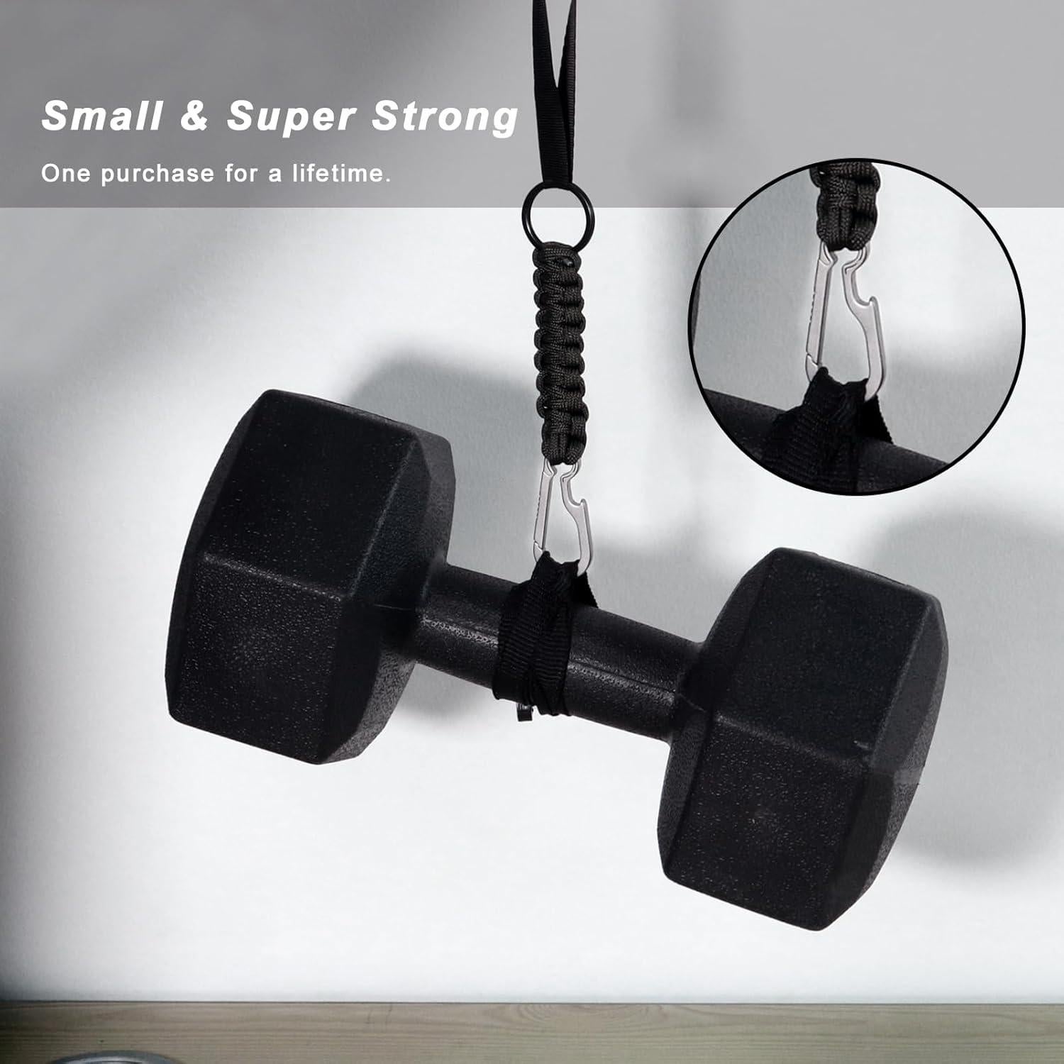 Llavero de Carabina de Titanio PJYTAC TKC02B Negro 5.08 cm