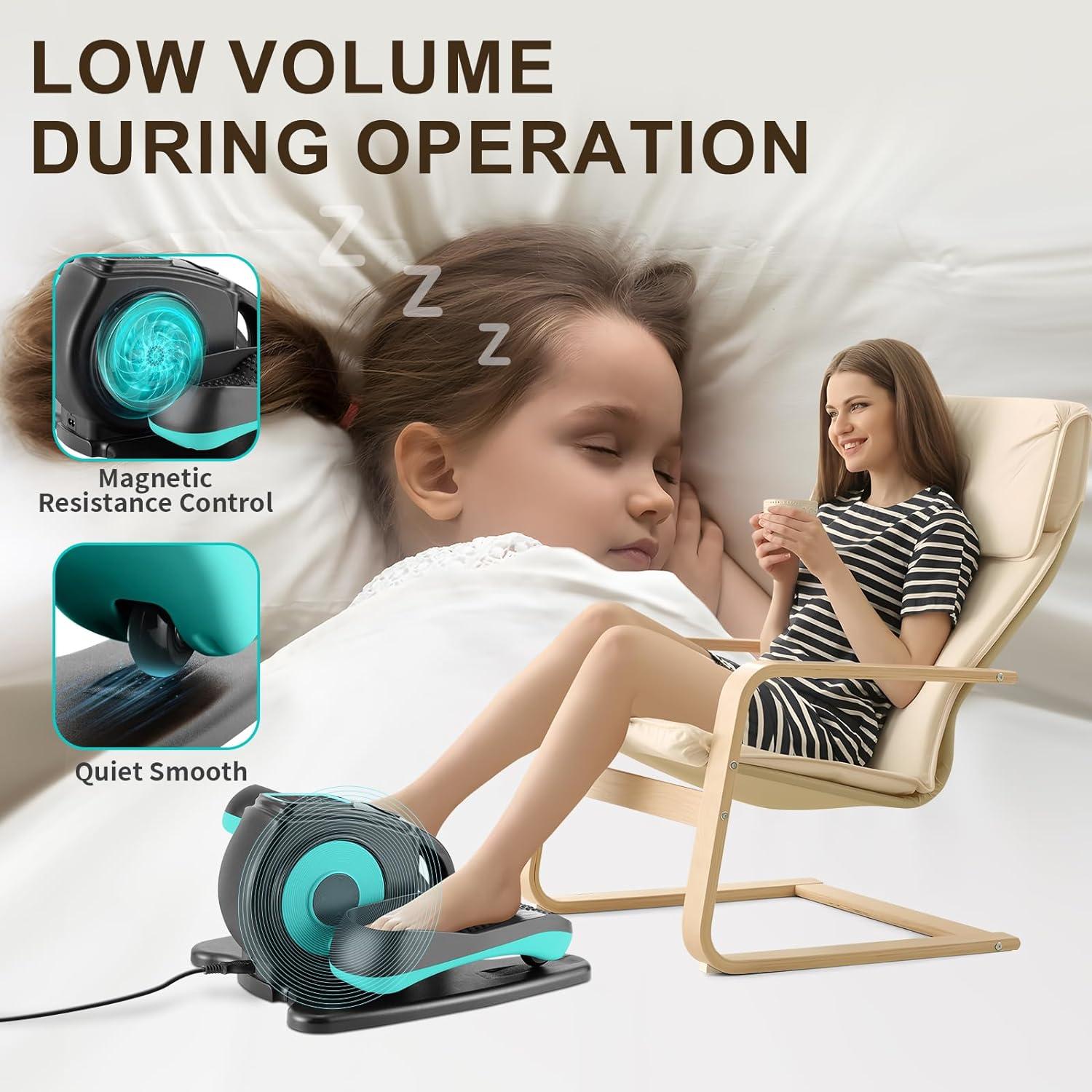 Máquina Elíptica de Escritorio Rollingsurfer EM-02 Verde, Compacta y Portátil